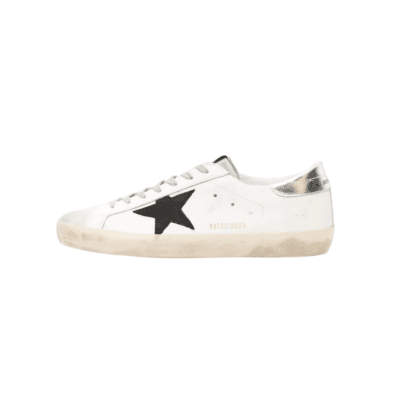 Golden Goose Super-Star White con Estrella Gris